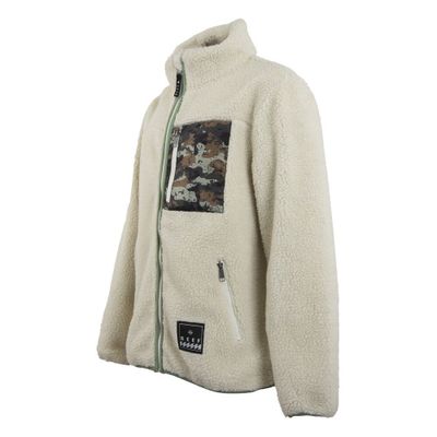 Imagen 2 del producto Poleron Men Sherpa Beige Green