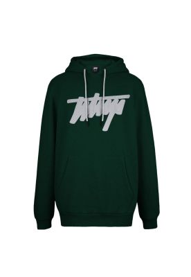 Polerón Whatup Hombre Hoodie Green Logo White