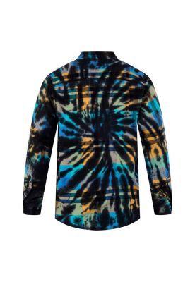 Imagen 2 del producto Camisa Portland Tiedye Aqua Black