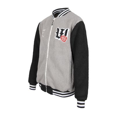 Imagen 2 del producto Sherpa Full Zipper Dog and Roses Grey