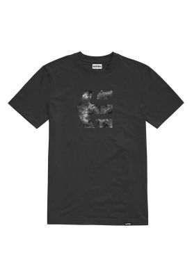 Polera Men Icon Print Black Acid