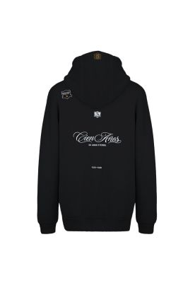 Imagen 2 del producto Polerón Colo Colo Urbano Hoodie Negro 100 años