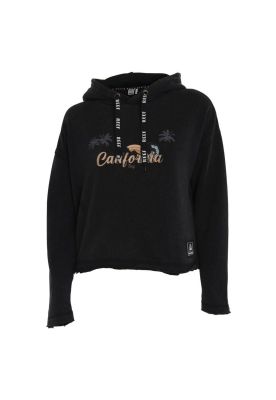 Poleron Crop Women California Black