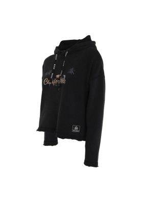 Imagen 2 del producto Poleron Crop Women California Black