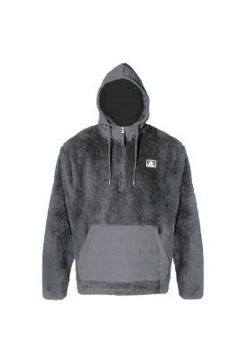 Poleron Polar Men Half Zipper Grey