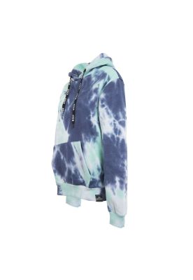 Imagen 2 del producto Poleron Women Tiedye Blue, Light, White Hoodie