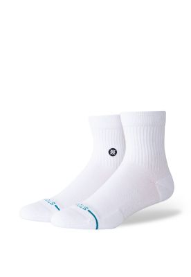Stance Sock Icon Quarter White