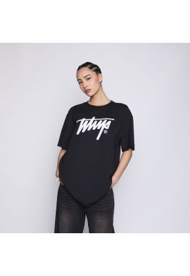Polera Whatup Icon Logo Black White