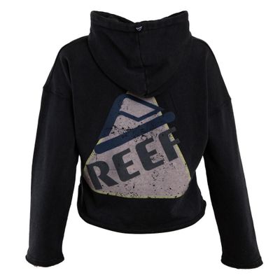 Imagen 2 del producto Poleron Crop Niña Dark Grey Print Back