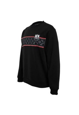 Imagen 2 del producto Poleron Colo Colo Urbano Fleece Carda Crew ""Huinchas"" Negro