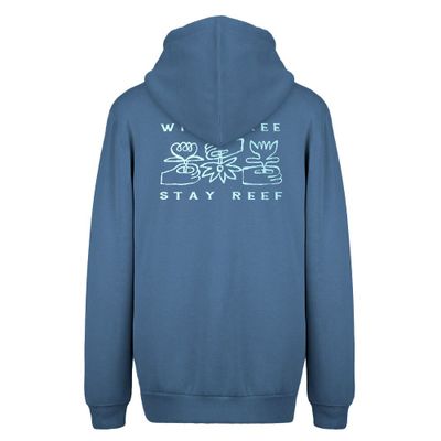 Imagen 2 del producto Polerón Reef Men Full Zipper Wild and Free Blue