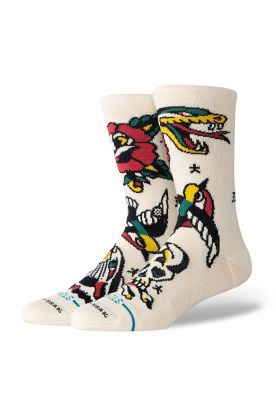 Stance Sock Men Flack Crew Canvas