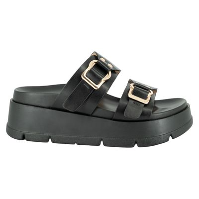 Sandalia Plataforma Kams Negro Alquimia