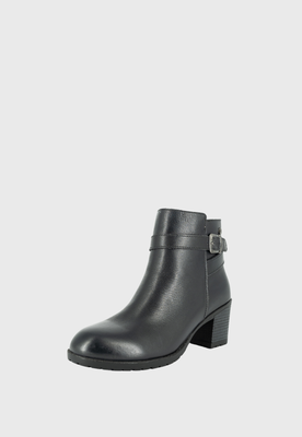 Botin de Cuero Francy Negro Alquimia