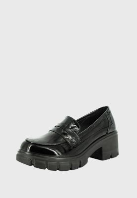 Mocasin Murcia Negro Charol Alquimia