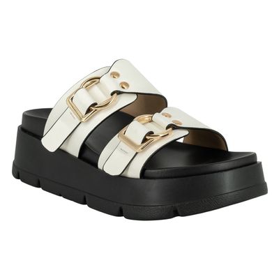 Imagen 2 del producto Sandalia Plataforma Kams Blanco Alquimia