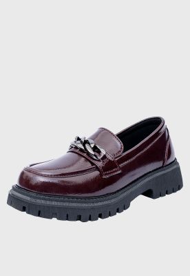 Mocasin Ituri Burdeo Charol Alquimia