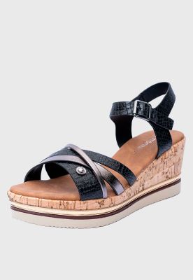 Sandalia Kea Negro Alquimia