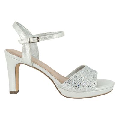 Sandalia de Vestir Aris Plateado Alquimia