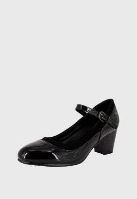 Zapato Cueca Alba Negro Charol Alquimia