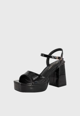 Sandalia de Vestir Amaia Negro Charol Alquimia