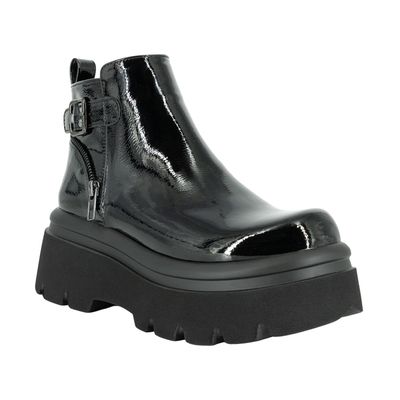 Imagen 2 del producto Botin Plataforma Tols Negro Charol Alquimia