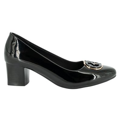 Zapato Zabal Negro Charol Alquimia