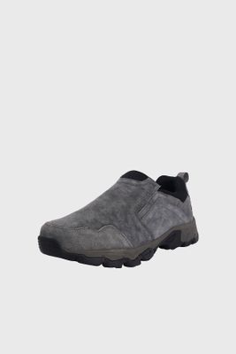 Mocasin de Cuero Tethys Gris London Adixt