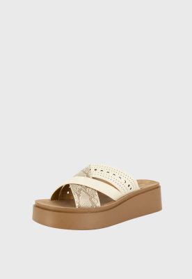 Sandalia Plataforma Farga Hueso Alquimia