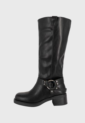Imagen 2 del producto Bota Biker Larga Jessa Negro Alquimia