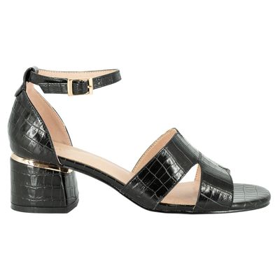 Sandalia de Vestir Syk Negro Alquimia