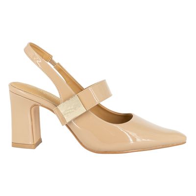 Zapato Glam Beige Charol Alquimia