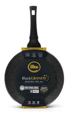 Imagen 2 del producto Sartén 20 Cm Antiadherente Granito Black Granite Ilko