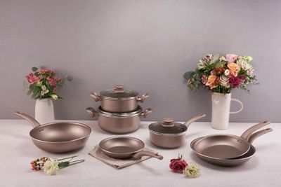 Imagen 2 del producto Olla 24 Cm Antiad Silver Gold Ilko