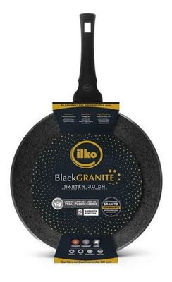 Imagen 1 del producto Sartén 30 Cm Antiadherente Granito Black Granite Ilko