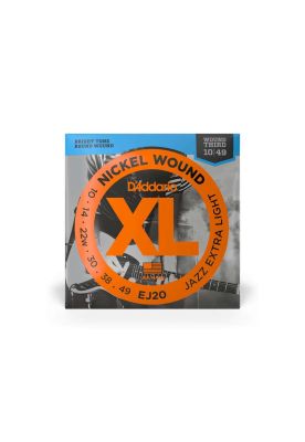 Cuerdas para guitarra eléctrica Jazz Daddario 10-49 EJ20
