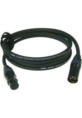 Cable de micrófono Klotz XLR M5FM06 6 mts - color negro