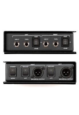 Imagen 2 del producto Caja directa pasiva estéreo Samson MD2PRO