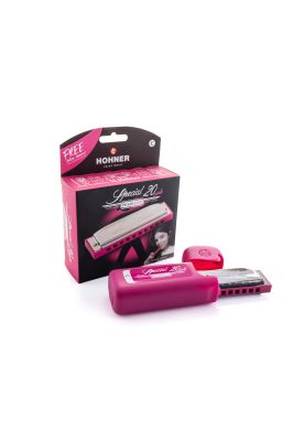 Imagen 2 del producto Armónica Hohner C Special 20 pink edition - M568016P