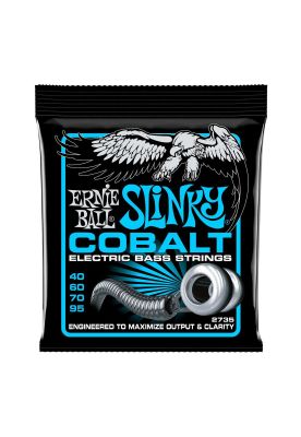 Cuerdas bajo eléctrico Ernie Ball 40-95 Extra Slinky Cobalt