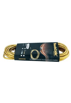 Imagen 2 del producto Cable instrumento Rockbag RCL30256D6 GOLD ángulo recto 6m