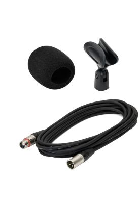 Imagen 2 del producto Set Atril de Micrófono Samson Mk5 c/ Pinza Windscreen Cable