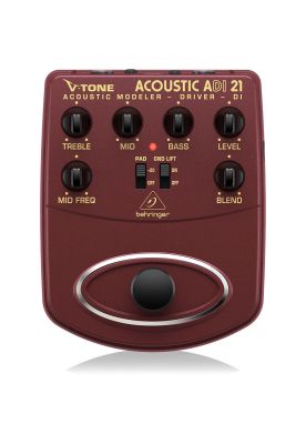 Pedal caja directa para guitarra Acústica Behringer ADI21