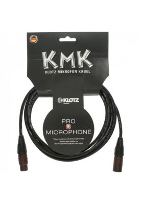 Cable de micrófono Klotz XLR M1FM1K1000 10 mts color negro