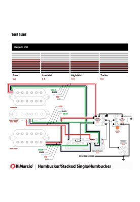 Imagen 2 del producto Cápsula para guitarra Dimarzio DP158FW+G WH Evolution
