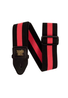 Correa de guitarra Ernie Ball Stretch Comfort Racer Roja