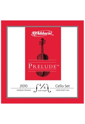 Set de cuerdas Daddario Prelude medium J1010 para cello 4/4
