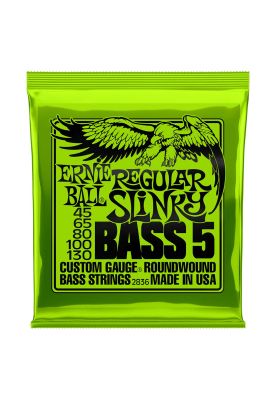 Cuerdas bajo Ernie Ball 2836 5 Cuerdas SLINKY