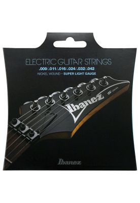 Set cuerdas guitarra eléctrica Ibanez IEGS6 009-042