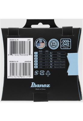 Imagen 2 del producto Set cuerdas guitarra eléctrica Ibanez IEGS6 009-042